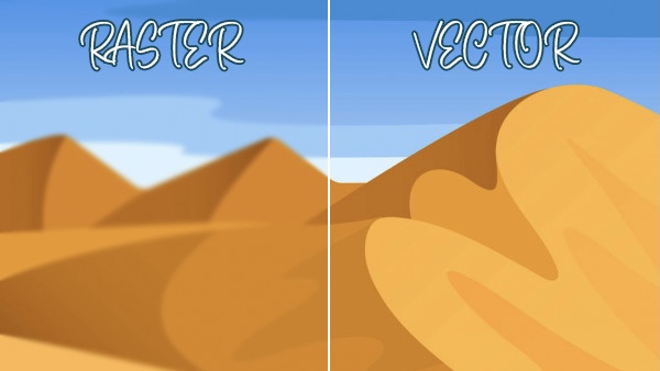 raster file vs vector file